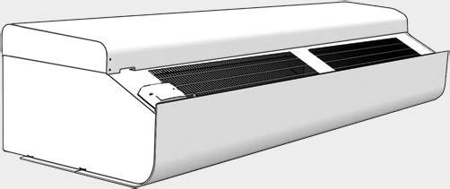 Tilbehør Horisontal montering PA3DW PA3DC PA3DW, designpakke for veggmontering Gir en penere installasjon mot vegg ved å dekke oppheng, kabler og rør. Benyttes sammen med veggkonsoller PA34WB.