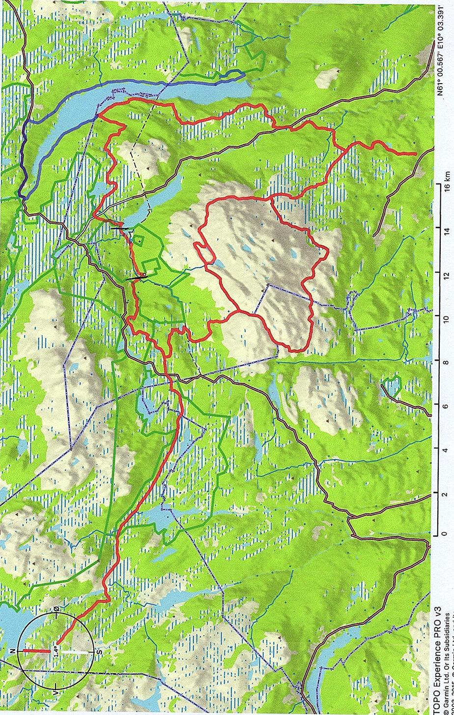 gjennom den blå ringen på deres kart som har vært diskusjonens kjerne, da det ikke er ønskelig med preparerte ski- og hundeløyper her.