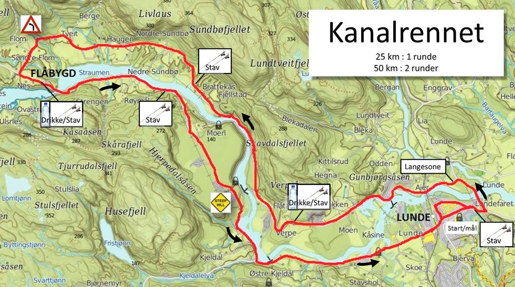 Kanalrennet 2019, 25 og 50 km Kvinner kl