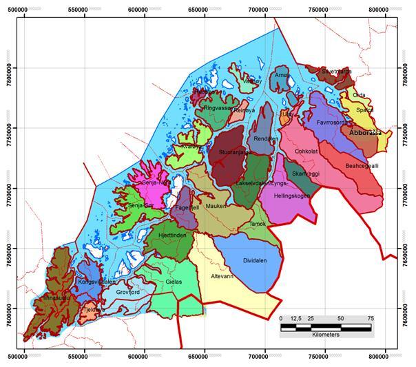 og drives som ett. Troms reinbeiteområde har pr. 31.3.2018 i alt 50 siidaandeler, 211 personer i siidaandelene og 11773 rein (Landbruksdirektoratet 2018).