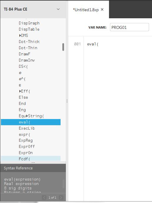 Dobbelklikk på Katalog-oppføringen. Dette limer elementet til programredigeringen og fokuset forblir i Katalog-panelet for velge et annet element.