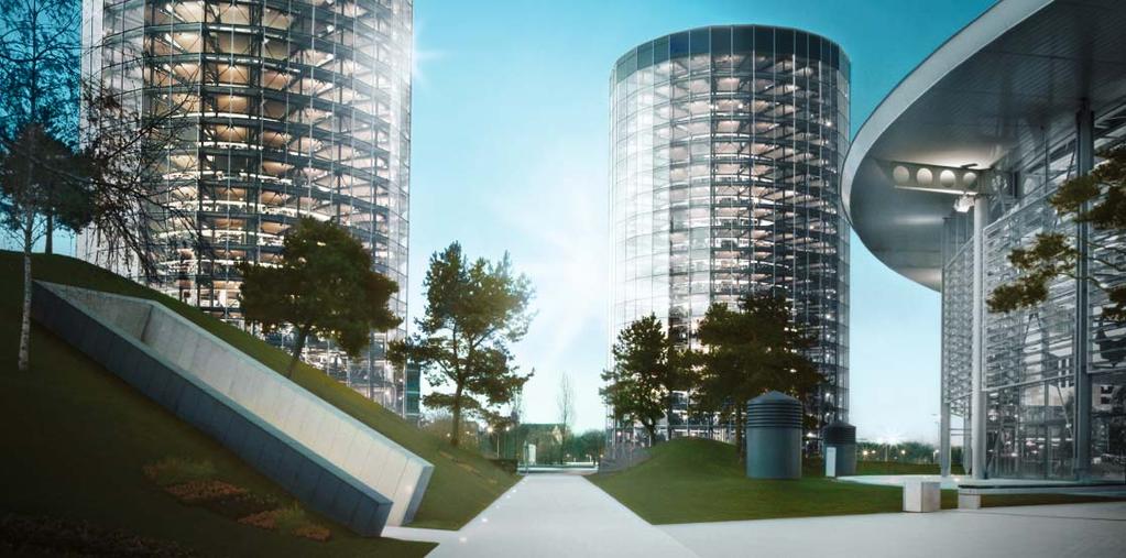 Autostadt og garanti Autostadt, et paradis for bilinteresserte. I Autostadt i Wolfsburg ligger Volkswagen-konsernets service- og kommunikasjonssenter på et 25 hektar stort område.