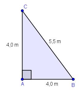 .1.17 Sjekk om det er riktig at trekanten nedenfor er rettvinklet.