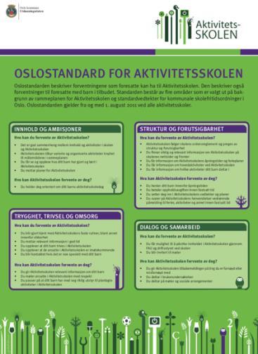 2 Hva er egentlig Aktivitetsskolen? Aktivitetsskolen (AKS) er et tilbud før og etter skoletid, og i skolens ferier. AKS er Oslo sin skolefritidsordning Hvem kan gå på Aktivitetsskolen? Elever 1. - 4.