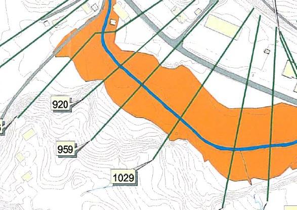 4.6.2 Planstatus Arealet er regulert i reguleringsplan for Roa syd. I planen er disse områdene avsatt til friområde, forretningsareal og vegetasjonsbelte.