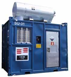 Offshore dampgenerator Vi har en stor mengde steamuniter med høy kapasitet tilgjengelig. Unitene er utrustet med gnistfanger som gjør dem godkjent for bruk offshore.