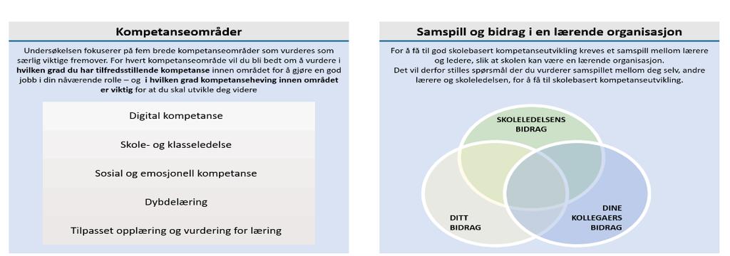 Hva mener ledere og lærere at de er gode på?