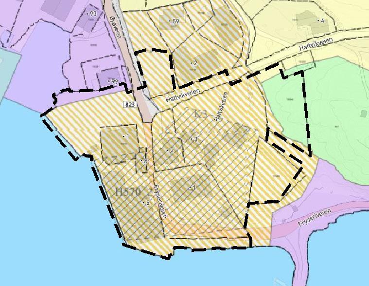 5. PLANSTATUS OG RAMMEBETINGELSER Lover Plan- og bygningsloven Gjeldende kommuneplan Under vises gjeldene kommuneplan for området.