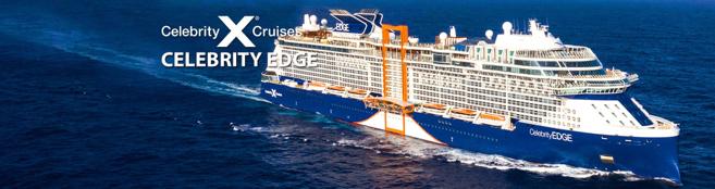 På begge steder har vi flypersonell/ fly guide som følger oss fra gate til gate i ett rolig tempo - transport for de som ikke ønsker å gå selv Cruise Celebrity Edge er et av de nyeste, mest moderne