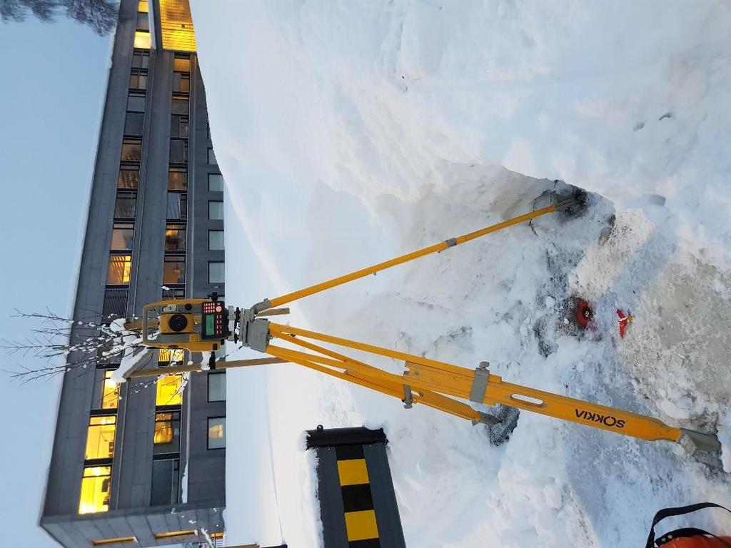 Hvordan kontrollere, målemetode Prismeløs totalstasjon stilles opp i kjentpunktene som leverandøren har etablert.