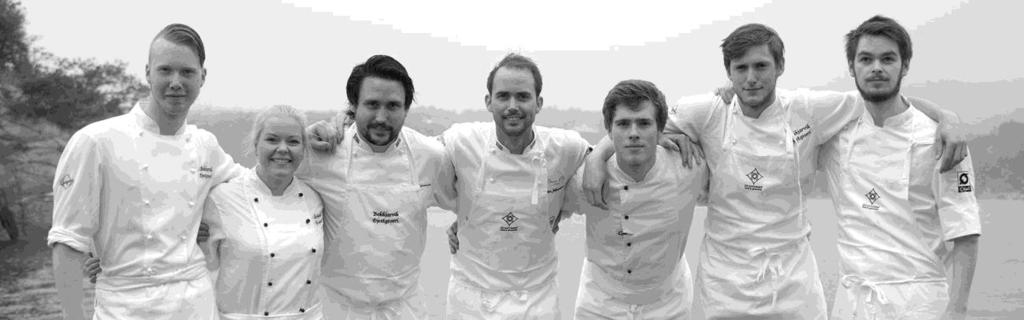 Kjøkkenteamet: Kjøkken-teamet sammen med Arnt og Ørjan er stolte og ambisiøse, og jobber hver dag med et mål for