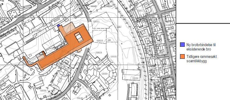 Side 2 av 6 Søknaden består av: Søknad : 10.5.2019 Situasjonskart : 13.2.2019 Byggetegninger : 13.2.2019 - plan 10-108 13.2.2019 - fasade nord 10-409 13.2.2019 - fasade sør 10-410 13.2.2019 - fasade øst 10-412 13.