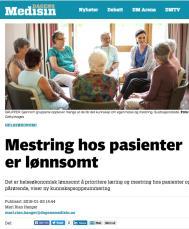 møte andre i samme situasjon og lære av hverandre Får økt håp og tro på framtiden A scoping review of the literature on benefits and challenges of participating in patient education programs aimed at