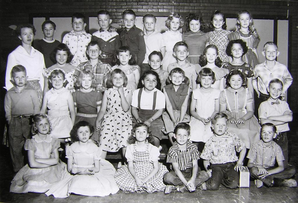 3 rd Grade - Smith, Park Elementary 1955-56, Spanish Fork, Utah Front l to r: Shanna Rae Shepherd, Janice Nielsen, Renee Smith, Phillip Proctor, Morgan Warner, Ronnie Ostler 2 nd : Allen Geslison,