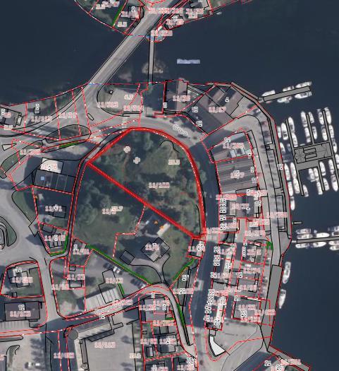Områdeskildring: Innspel til ny arealbruk: Rådmannen sin konklusjon frå KU og ROS: Kart over Området ligg i Norheimsund, ved