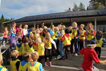 trinn hadde friidrettsdag andre halvdel av skoledagen, på samme måte som de yngste elevene.