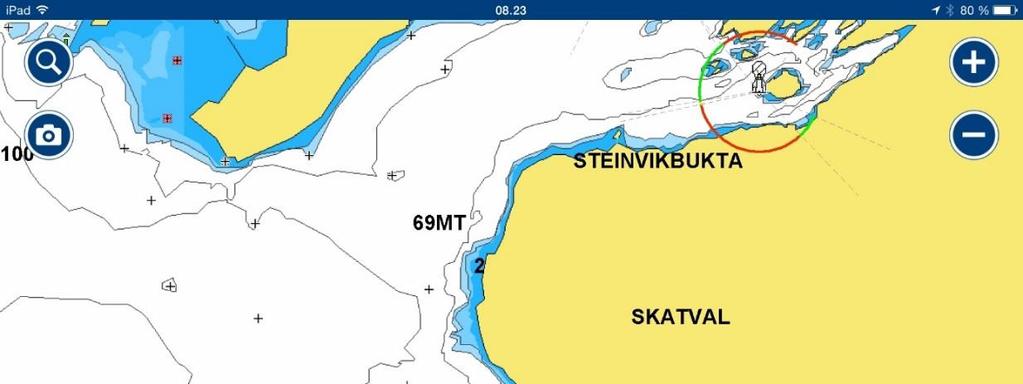 DISTANSESEILAS dag 2 - SALTØYA RUNDT Start og innkomst legges til moloen ved Stjørdal havn. Gate: Mellom en gul og en rød bøye utenfor Steinvikholmen, ca 100m fra land. Punkt 3 i kartet.