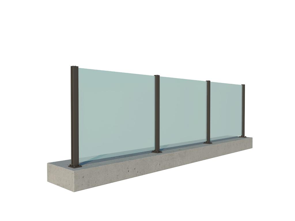 G-Line Holmenkollen - TOPPMONTERT Stender AL 5x60mm Glass