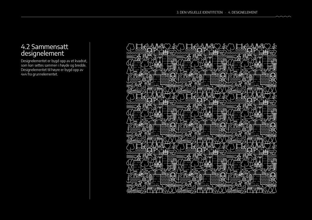 3. DEN VISUELLE IDENTITETEN 4. DESIGNELEMENT 39 4.