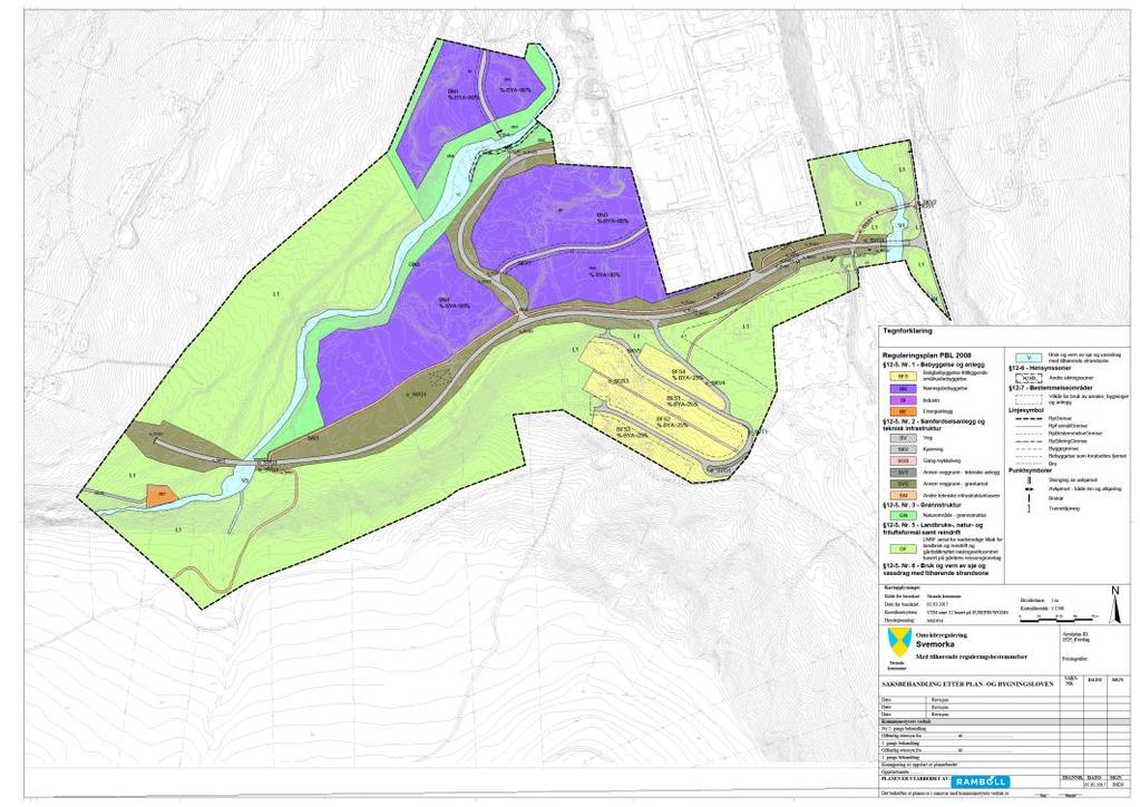 15 (16) Figur 13: Reguleringsplankart pr. 05.05.2017 2.2.7 Konsekvenser for temaet landskapsbilde Som det framgår av betenkningene ovenfor, vurderes landskapsverdien i tiltaksområdet til å være middels.