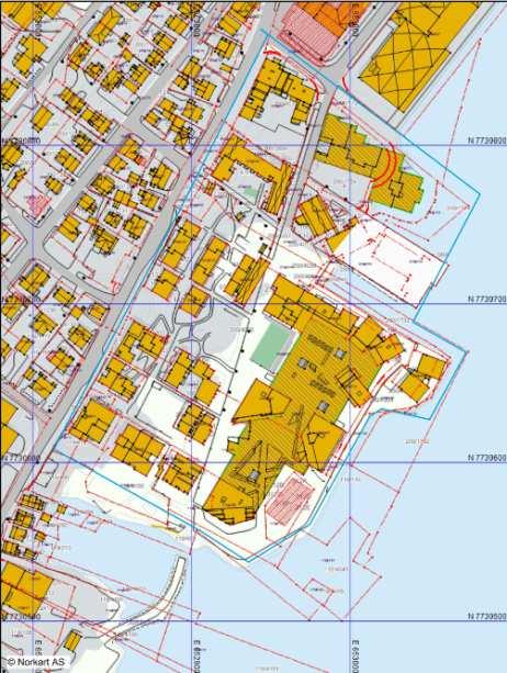 7 be/daa (virker ikke etter KPA mht lekareal) 3-6 lags bebyggelse Ingen næring Delvis langs sjø +Lekareal til 600be -ballfelt 6daa -strøklek 12daa/2.= 6daa 568be/ 48+12=ca.60daa gir ca.