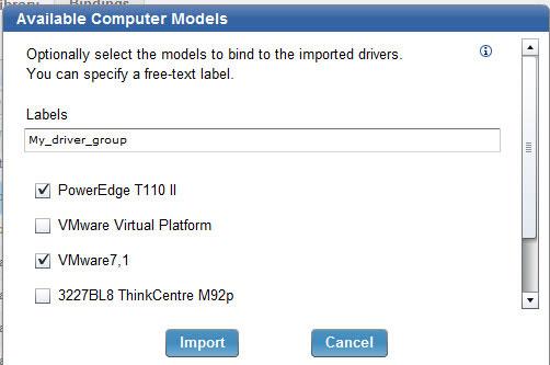 5. The import results are displayed for each driver you selected, as well as the details.