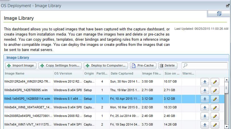 Reimaging Windows Systems Depending on whether you are reimaging Windows or Linux, the options you can customize are described in Reimaging Windows Systems, Reimaging Windows Systems in multicast on