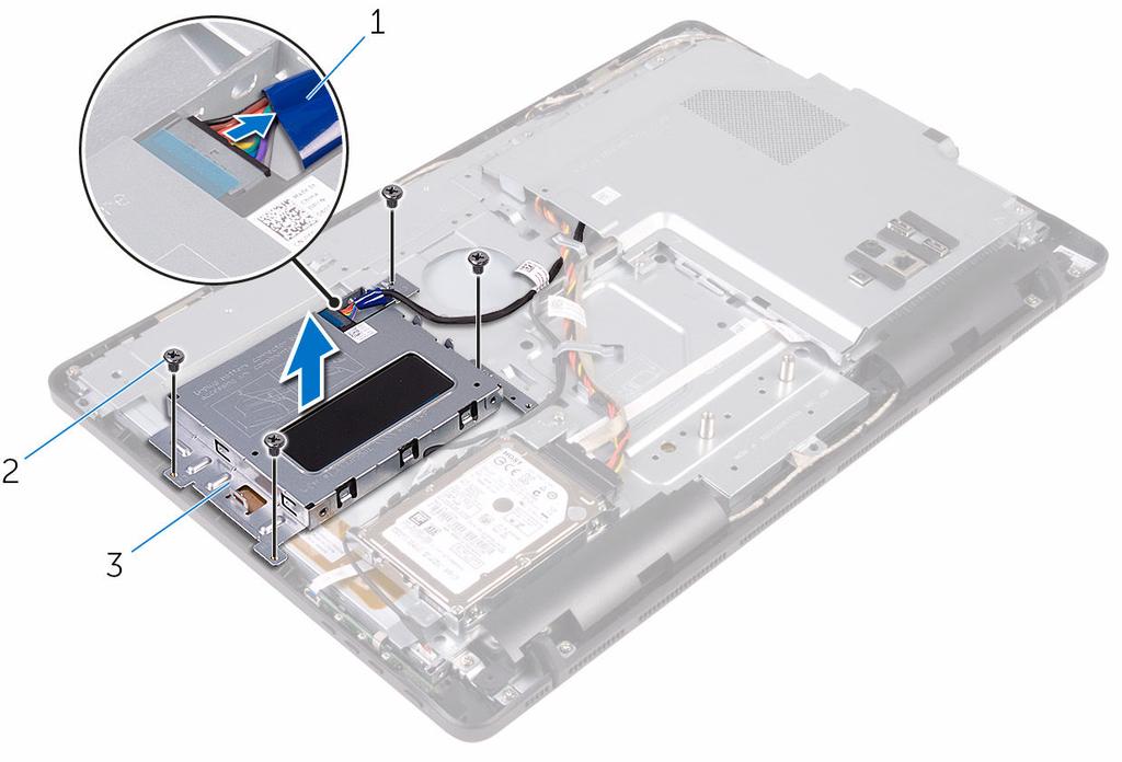 3 Skyv og løft batterienheten ut av