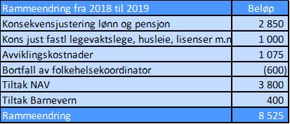 Økonomiske oversikter 19.