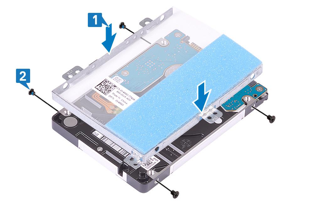 17 Sette inn harddisken Aktiver Intel Optane etter at du har satt inn SATA-lagring. For mer informasjon om aktivering av Intel Optane, se Aktivere Intel Optane.