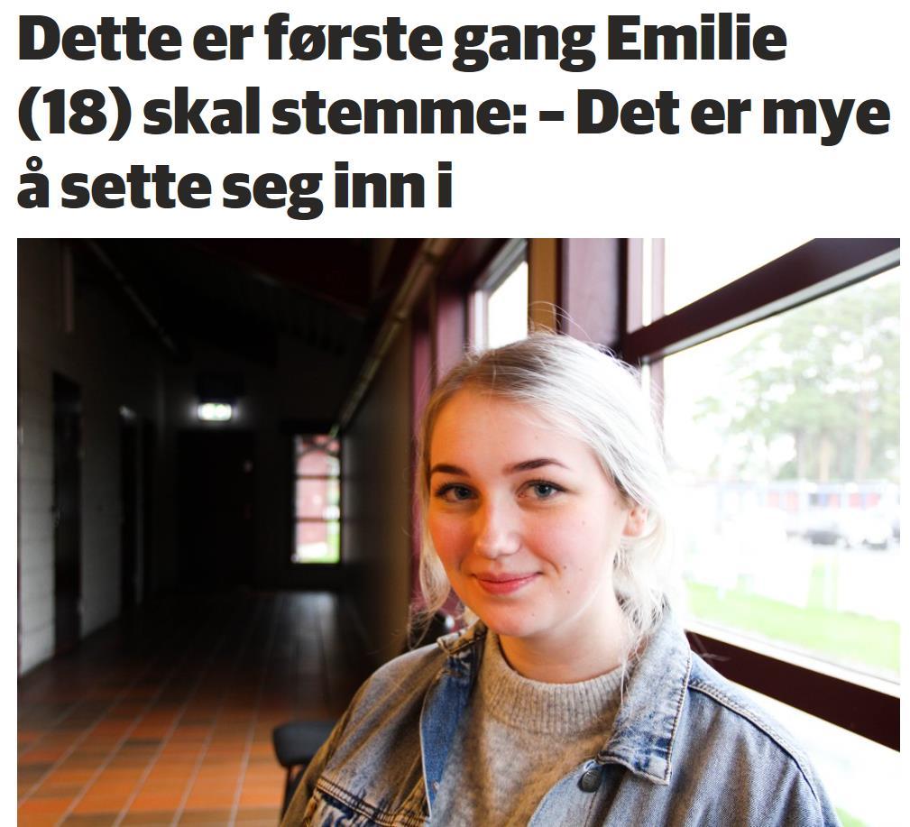 «Skal stemme for første gang!