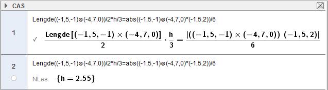 1.4.1 Gitt punktene A 4,0,, B 3,5,1, C 0,7, og D 3,5,4 Finn avstanden fra D til planet gjennom A og B og C. (Tips: Tenk to metoder for å finne volumet til et tetraeder.