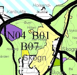 Side: 4/7 Utsnitt kommuneplanens arealdel og situasjonskart Følgende bestemmelse til kommuneplanens arealdel er gjeldende: 1.5.2 Boligbebyggelse Fradelt boligtomt kan være maksimalt 2 dekar.