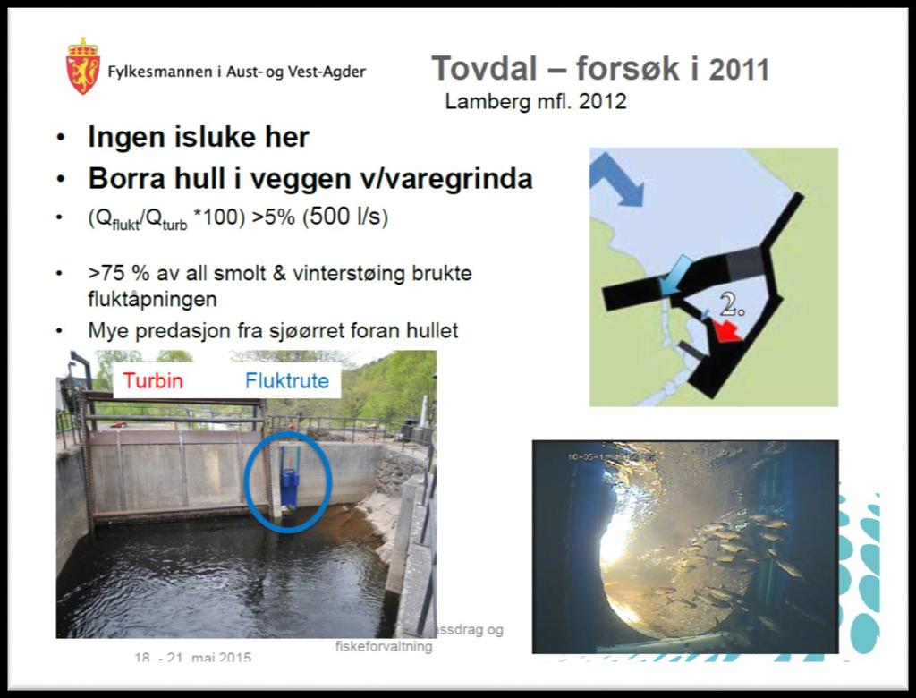 0 VEDLEGG: Beskrivelser av direkte sammenlignbare tiltak VEDLEGG: Beskrivelser av direkte sammenlignbare tiltak Boenfoss kraftverk Ved Boenfoss kraftverk i Tovdalselva er det gjennomført et