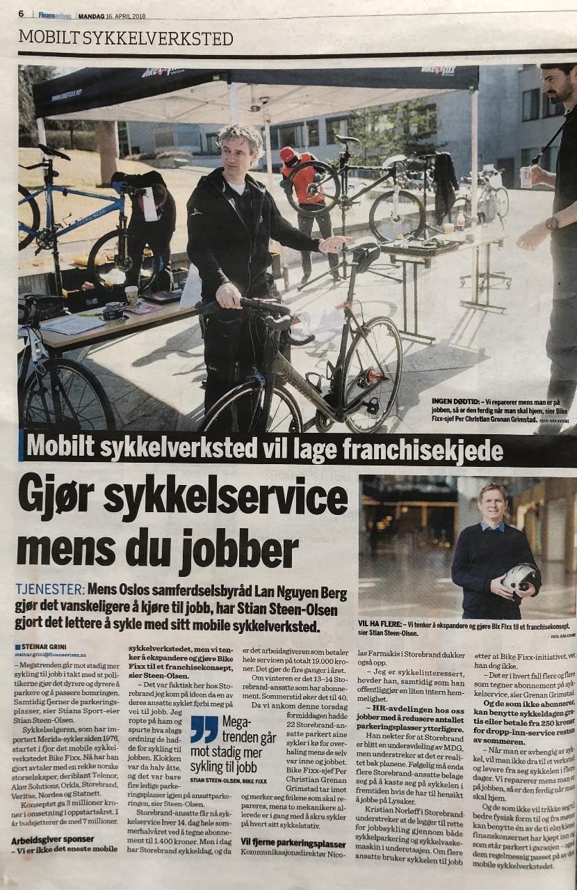 FINANSAVISEN 16. APRIL 2018 og..hyggelig referanse fra STOREBRAND Fra: Norløff, Christian S. <Christian.S.Norloff@storebrand.no> Dato: 13. april 2018 kl.