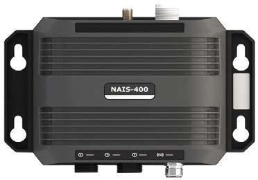 Hovedfunksjoner NAIS-400 black-box AIS AIS klasse B med vanntett hus Både NMEA0183, NMEA2000, USB Motta/send informasjon om båtens navn, størrelse, type, destinasjon, kallesignal og MMSI-nr.