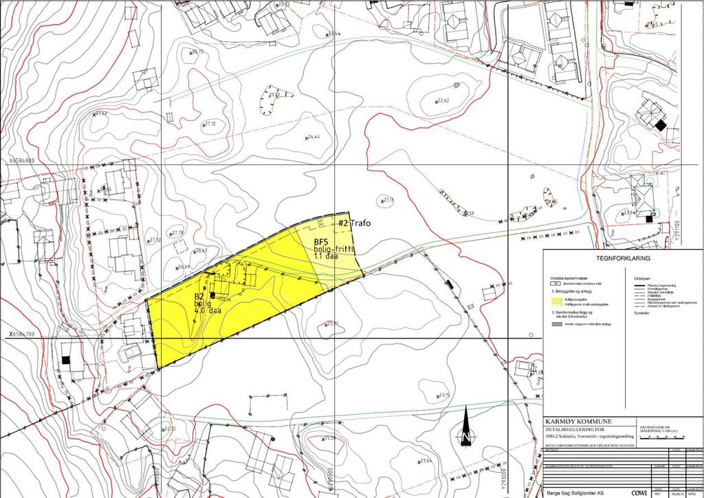 PLANBESKRIVELSE 8 4 Planområdet 4.1.1 Beliggenhet og adkomst Planområdet ligger på vestsiden av Snikvegen. Ny bebyggelse vil få sin tilkomst fra Snikvegen og internt vegnett som vist på plankartet. 4.1.2 Dagens arealbruk - eiendomsforhold Berørte delområder på reguleringskartet er ubebygde.