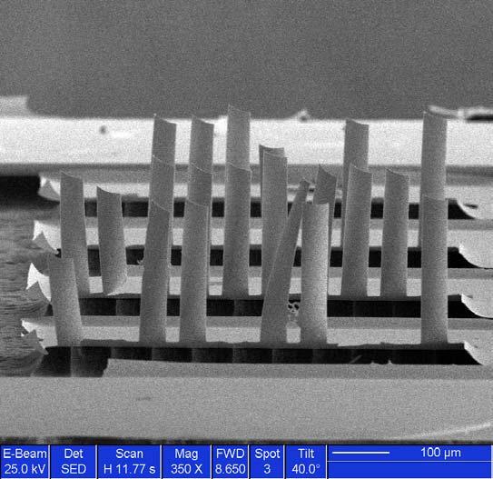 Cost reduction @ MEMS scale Piezoelectric and Elastic Layers -