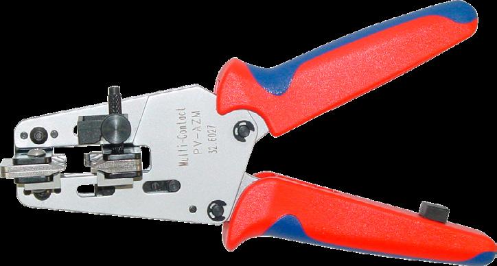 Tools required (ill. 1) Stripping pliers PV-AZM.