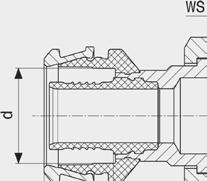 UNIONER Raxofix skrudd tilslutning Modell 5363