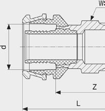 Raxofix nippelmuffe Modell 5311 Art.nr.