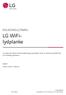 LG WiFilydplanke BRUKERVEILEDNING. Vennligst les denne brukerveiledningen grundig før bruk av settet og behold den for fremtidig referanse.