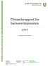 Tilstandsrapport for barneverntjenesten