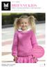 BRIENNE KIDS MODELL #dalegarn #DG #rosasløyfe #houseofyarn_norway STRIKKET I 1 TRÅD LINE LANGMO PÅFUGL & 1 TRÅD ALPAKKA MAGIC