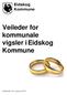 Veileder for kommunale vigsler i Eidskog Kommune