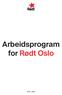 Arbeidsprogram for Rødt Oslo