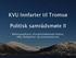 KVU Innfarter til Tromsø. Politisk samrådsmøte II. Behovsanalysen, Prosjektutløsende behov, Mål, Muligheter og Konseptskisser