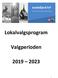 Lokalvalgsprogram. Valgperioden