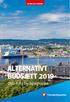 ALTERNATIVT BUDSJETT 2019