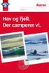 Hav og fjell. Der camperer vi.